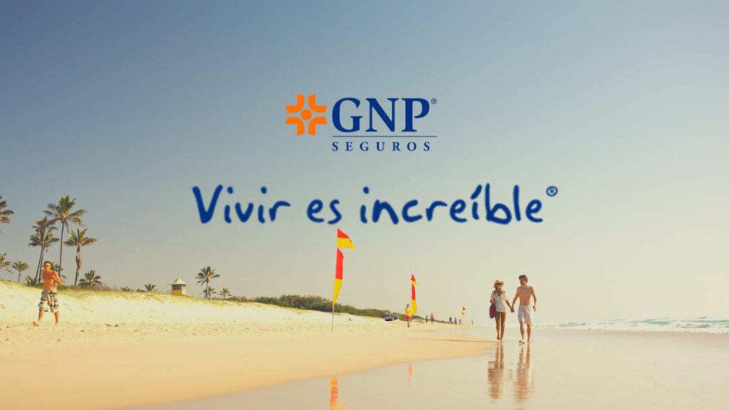 Ejemplo de un eslogan que impacta a la primera leída de la marca de seguros GNP